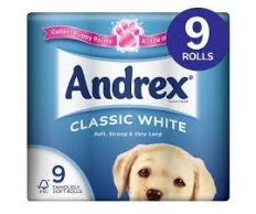 Andrex Classic White 9 Roll