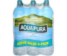 Aqua Pura Still Natural Mineral Water 6x1.5L