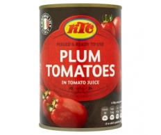 KTC Peeled Plum Tomatoes in Tomato Juice 400g