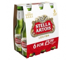 Stella Artois Lager 6x284ml
