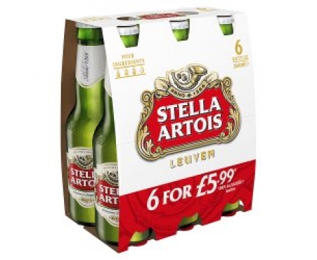 Stella Artois Lager 6x284ml